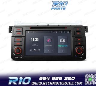 RADIO GPS ANDROID 14 BMW E46 4GB RAM 64GB ROM DVD