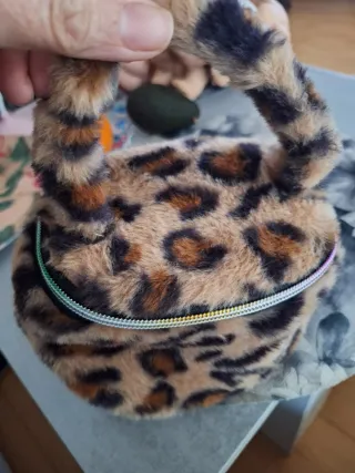 Neceser leopardo marrón
