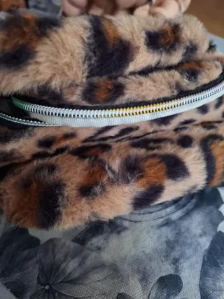 Neceser leopardo marrón