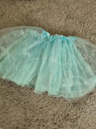 Tutú niña azul brillante