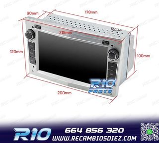 RADIO GPS ANDROID 11 PARA OPEL ASTRA H VIVARO ZAFIRA VECTRA