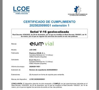 BALIZA V16 CONECTADA DGT 3.0