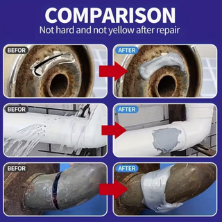 1 Set Pegamento Reparador Tubos Impermeable