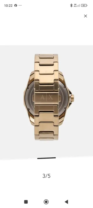 Reloj Armani Exchange Dorado y Verde