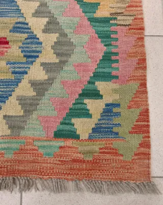 Tappeto Kilim afgano 87x64 cm lana