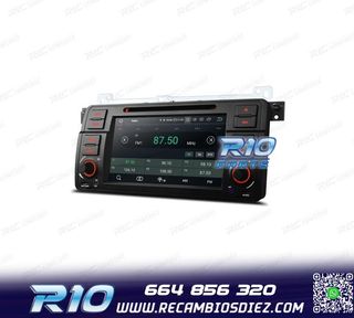 RADIO GPS ANDROID 13 BMW SERIE 3 E46 PANTALLA TÁCTIL 7"