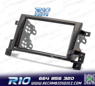 MARCO NEGRO RADIO 2-DIN PARA SUZUKI