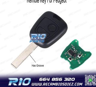 LLAVE COMPLETA PARA PEUGEOT Y CITROEN HU83