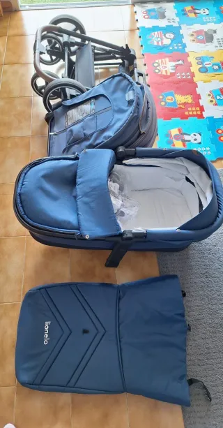 Cochecito Lionelo 2 en 1: Capazo + Silla Paseo