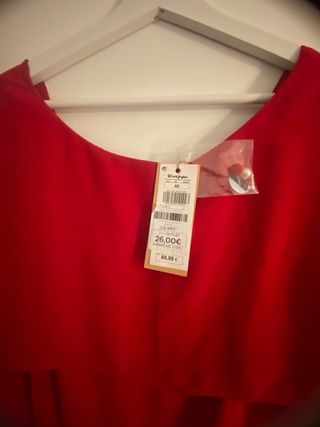 Mono rojo Tintoretto sin estrenar