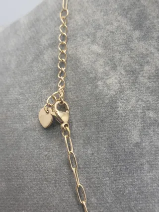 Colgante Ojo de Tigre Rectangular Dorado