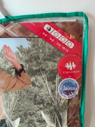 Disfraz Indio Niño Talla 3-4 Años