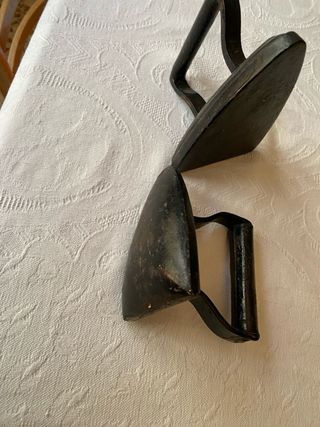 Planchas de hierro fundido antiguas