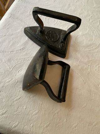 Planchas de hierro fundido antiguas