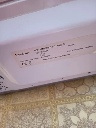 Microondas Moulinex blanco