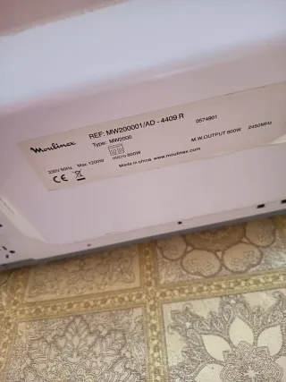 Microondas Moulinex blanco