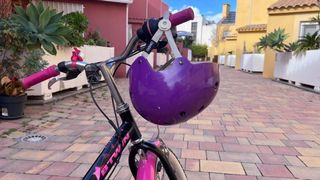 Bicicleta Btwin 500 20 Negra-Fucsia