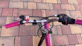 Bicicleta Btwin 500 20 Negra-Fucsia