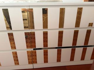 Cómoda IKEA MALM 6 cajones con tablero