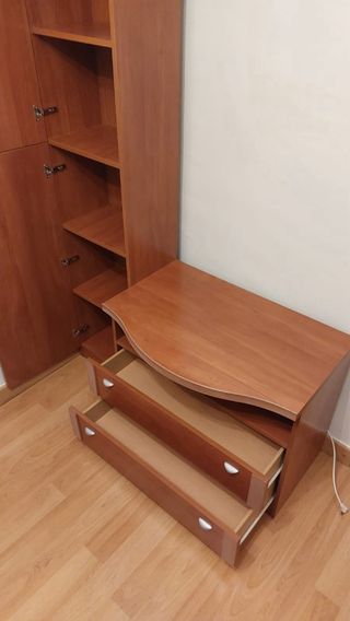 Mueble estantería madera