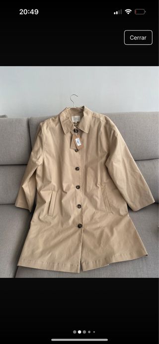 Gabardina Yerse Beige con etiqueta!