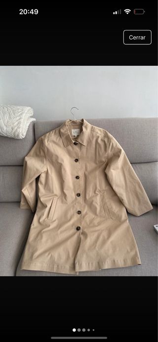 Gabardina Yerse Beige con etiqueta!