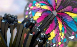 Lote 65 Abanicos pay pay Mariposa Plegable