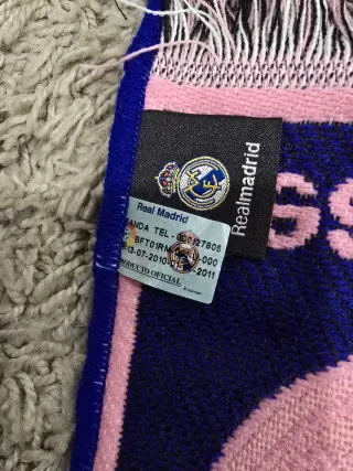 Bufanda Rosa Real Madrid Rosa y Azul