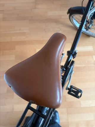 Bicicleta Plegable Negra Italiana