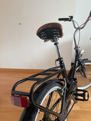 Bicicleta Plegable Negra Italiana