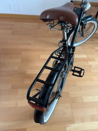 Bicicleta Plegable Negra Italiana