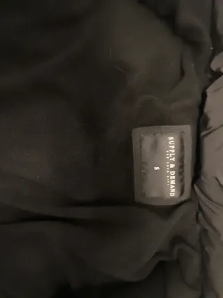 Cazadora JD negra talla S