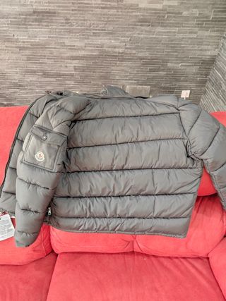Abrigo Moncler Negro Talla L