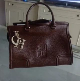 Bolso Carolina Herrera Piel Marrón chocolate