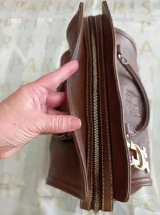 Bolso original Carolina Herrera Piel Marrón chocol