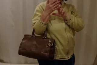 Bolso original Carolina Herrera Piel Marrón chocol