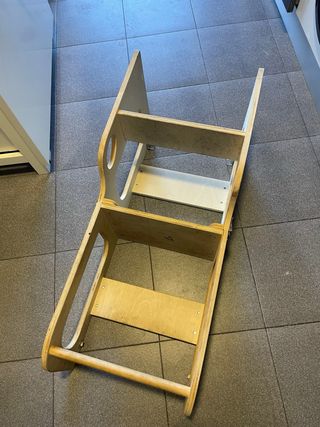 Trona aprendizaje madera aldi