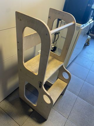 Trona aprendizaje madera aldi