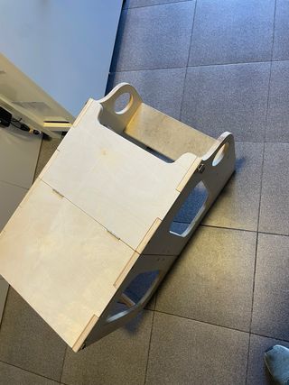 Trona aprendizaje madera aldi