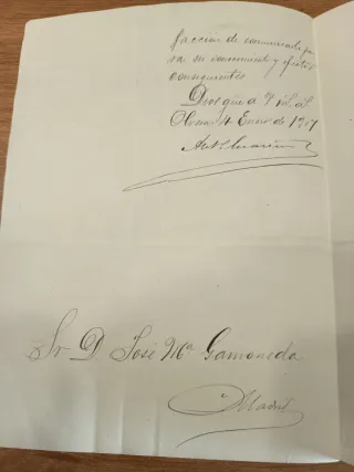 Título original firmado por Francisco Franco 1939