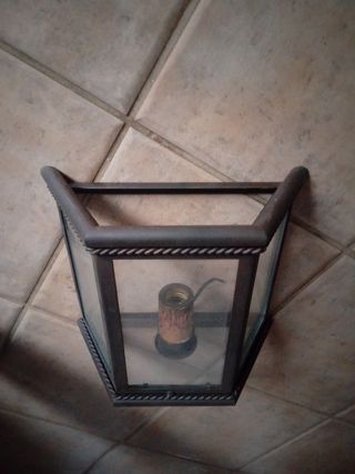 Aplique hierro rustico