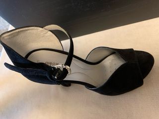 Sandali Geox neri tacco alto