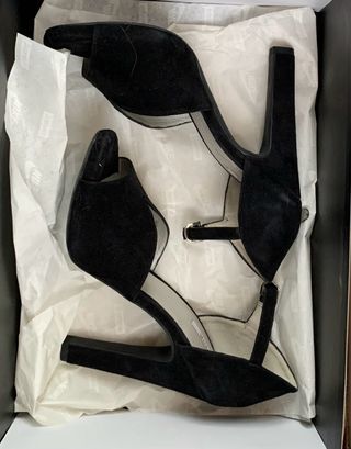 Sandali Geox neri tacco alto