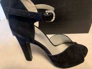 Sandali Geox neri tacco alto