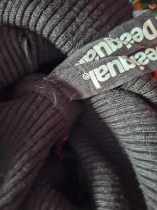 Jersey Desigual Mujer Cuello Alto Multicolor