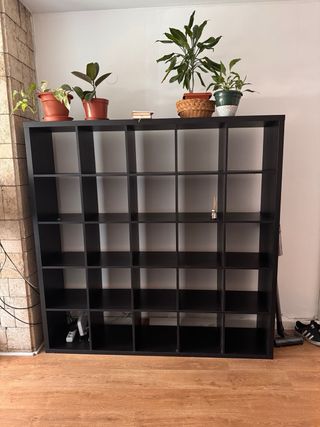 Estantería Kallax Negra Ikea 5x5