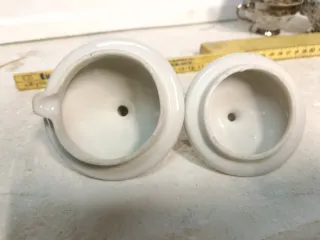 2 coperchi servizio tazzine porcellana