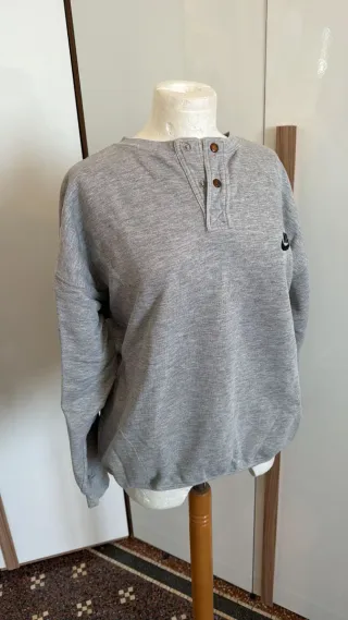 Felpa Nike grigia manica lunga M