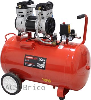 Compresor Aire Silencioso 100 L - 2 Hp - 09370 - Mader