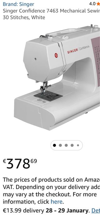 Máquina de coser Singer Confidence 7463